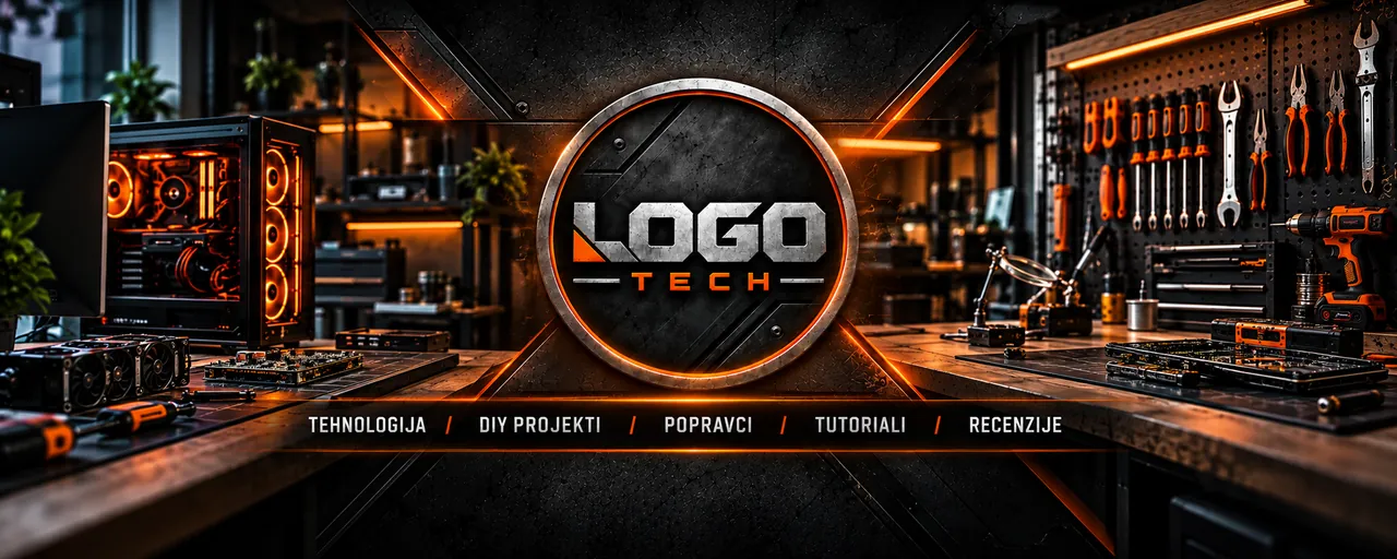 LOGO Tech, radionica s računalom, alatom i lemnom stanicom